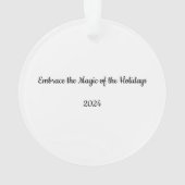 De Magie omhelzen Ornament (achterkant)