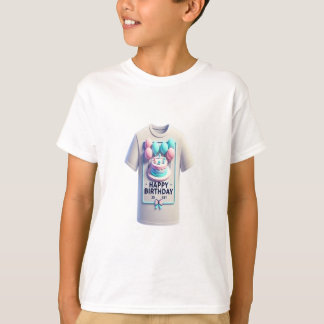 De magie van ballonnen en taart t-shirt