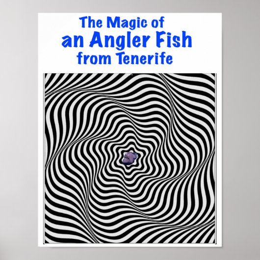 De magie van de Angler Fish van Tenerife, Poster (Voorkant)