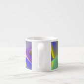 De Magie van de Zomer, Abstracte 3D Kunst Espresso Kop (Achterkant)