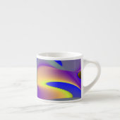 De Magie van de Zomer, Abstracte 3D Kunst Espresso Kop (Rechts)