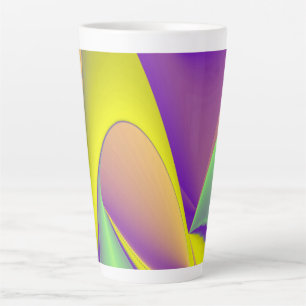De Magie van de Zomer, Abstracte 3D Kunst Latte Mok