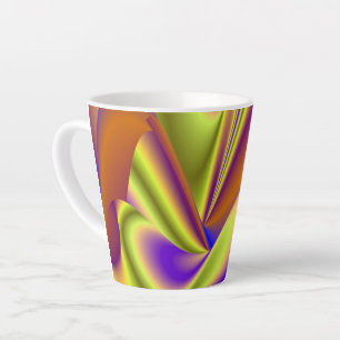 De Magie van de Zomer, Abstracte 3D Kunst Latte Mok