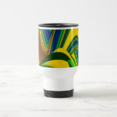 De Magie van de Zomer, Abstracte 3D Kunst Reisbeker (Center)