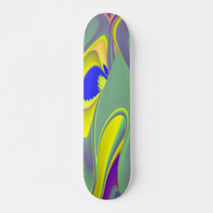 De Magie van de Zomer, Abstracte 3D Kunst Skateboard