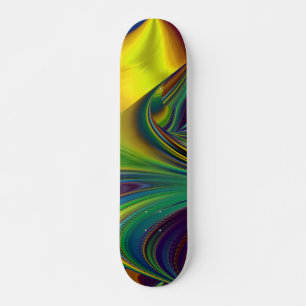 De Magie van de Zomer, Abstracte 3D Kunst Skateboard