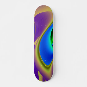 De Magie van de Zomer, Abstracte 3D Kunst Skateboard