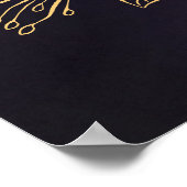 De magie van de zon en maan poster (Hoek)