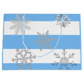 De Magie van een Eerste sneeuw op een Groot Cadeauzakje (Voorkant)