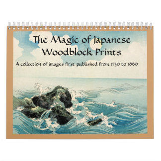 De Magie van Japanse prints Woodblock Kalender