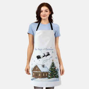 De Magie van Kerstmis De slee van de Kerstman & Schort