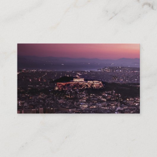 DE MAGISCHE ATHENE VISITEKAARTJE (Voorkant)