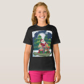 De magische boottocht van de Kerstman T-shirt (Voorkant volledig)