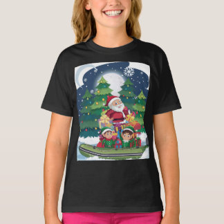 De magische boottocht van de Kerstman T-shirt