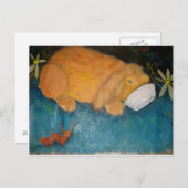 de magische bunny briefkaart (Voorkant / Achterkant)