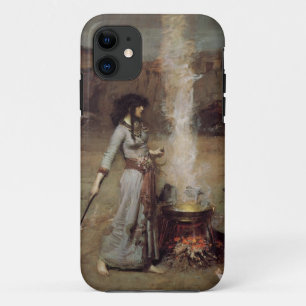 De Magische Cirkel [John William Waterhouse] iPhone 11 Hoesje