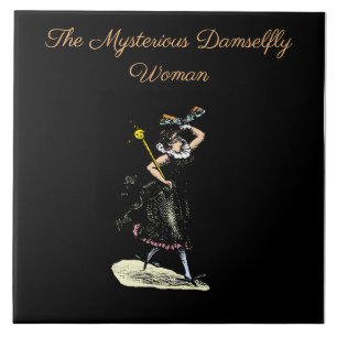 De magische damselfvrouw tegeltje
