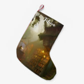 De Magische Fantastische Kunst van de Boekwinkel p Kleine Kerstsok (Voorkant (Hangend))