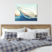 De magische golf canvas afdruk (Insitu (Slaapkamer))