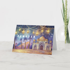 De magische nacht van het Ramadan Briefkaart