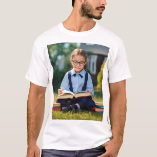 De magische wereld van de kleine lezer t-shirt
