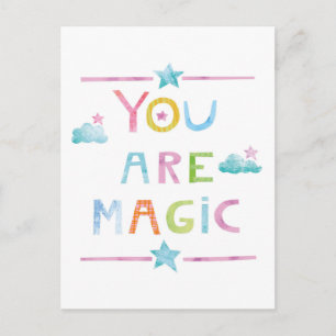 De magische Wolken u zijn Magisch Briefkaart