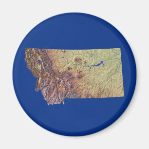 De Magneet van de Kaart van Montana