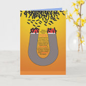 DE MAGNEET VAN DE LIEFDE KAART (Gele Bloem)