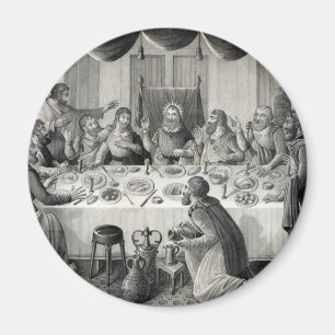 De magneet van het Laatste Avondmaal