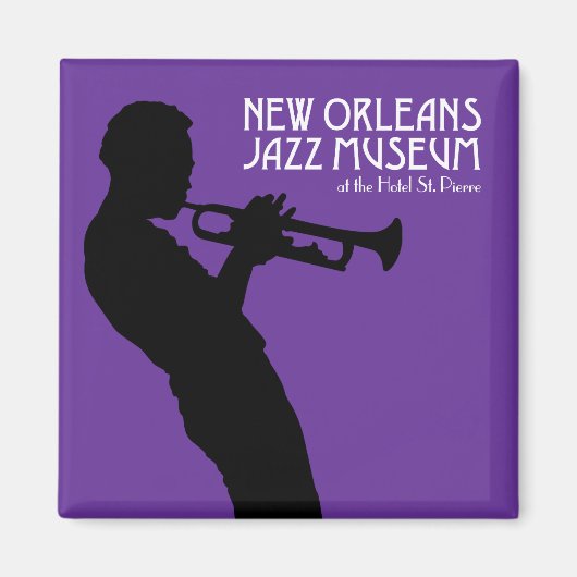 De magneet van het New Orleans Jazz Museum (Voorkant)