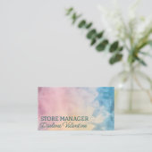 De magnifiques cartes de visite (Debout devant)