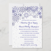 De magnifiques flocons de neige - Invitations de m (Devant)