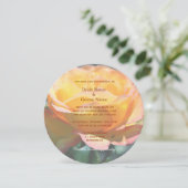 De magnifiques invitations de mariage de fleurs de (Debout devant)