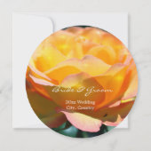 De magnifiques invitations de mariage de fleurs de (Dos)