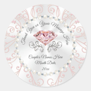 De magnifiques perles et des stickers de diamant r