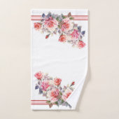 De magnifiques roses roses roses (Serviette à main)