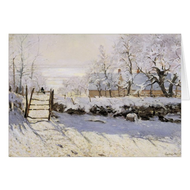 De Magpie van Monet (Voorkant Horizontaal)