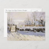 De Magpie van Monet Briefkaart (Voorkant / Achterkant)