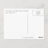 De Magpie van Monet Briefkaart (Achterkant)