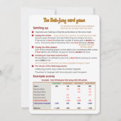 De Mah-Jong Kaart Spel – Settling Up (Voorkant)