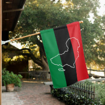 Drapeau panafricain du continent