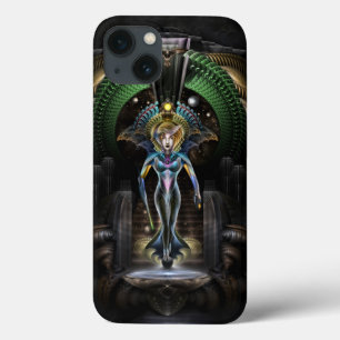 De Majesteit Trilia Fractal Fantasy Portret iPhone 13 Hoesje