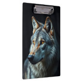 De majesteit van het wild: de alfa in het bos klembord (Rechts)