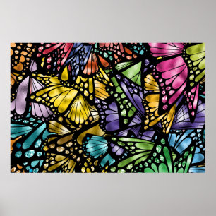 De Majestic Butterfly Poster