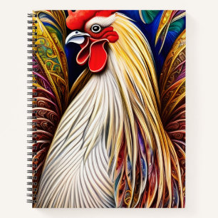 De Majestic Rooster - een heerlijk portret Notitieboek