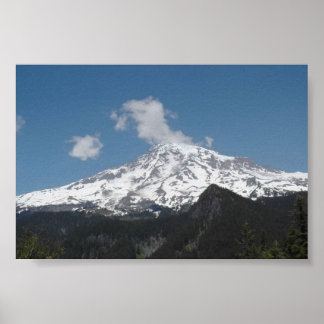 DE MAJESTISCHE MT. RAINIER POSTER