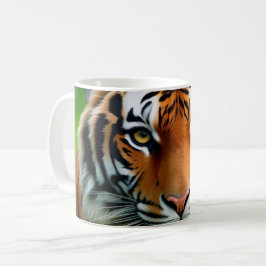 De majestueuze levensduur van een tijger koffiemok
