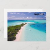 De Maldiven Post Card Briefkaart (Voorkant / Achterkant)