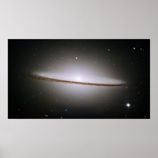 De Malli Sombrero Galaxy (M104) Poster (Voorkant)