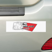 De Mama Suki bumpersticker (Op auto)